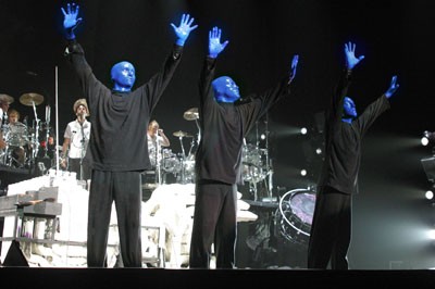 BLUE MAN GROUP Colorful characters will perform this fall at the Bobcats Arena - DARBE ROTACH &copy; BMP