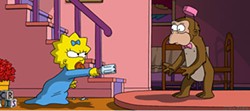 TWENTIETH CENTURY FOX - BOTTLING AGGRESSION: Maggie protects her family against outside threats in The Simpsons Movie