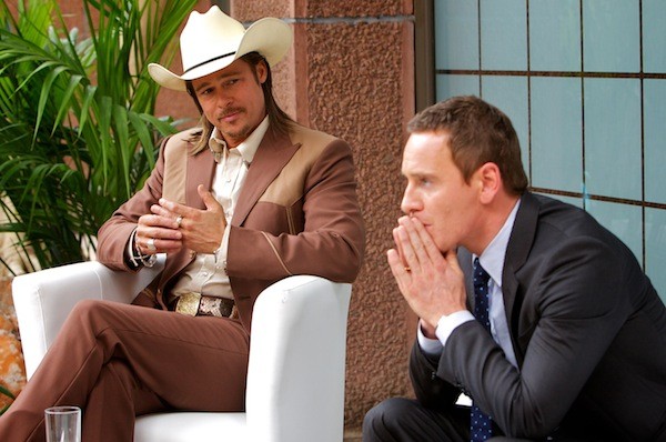 Brad Pitt and Michael Fassbender in The Counselor. (Photo: Fox)