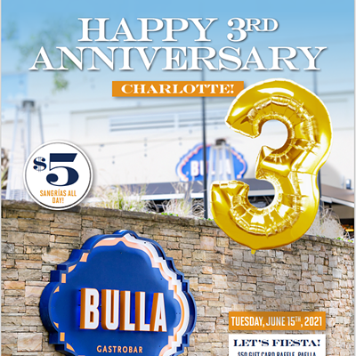 Bulla Gastrobar's 3-Year Anniversary!