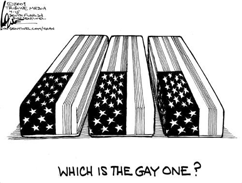 Cartoon courtesy Chan Lowe, South Florida Sun-Sentinel