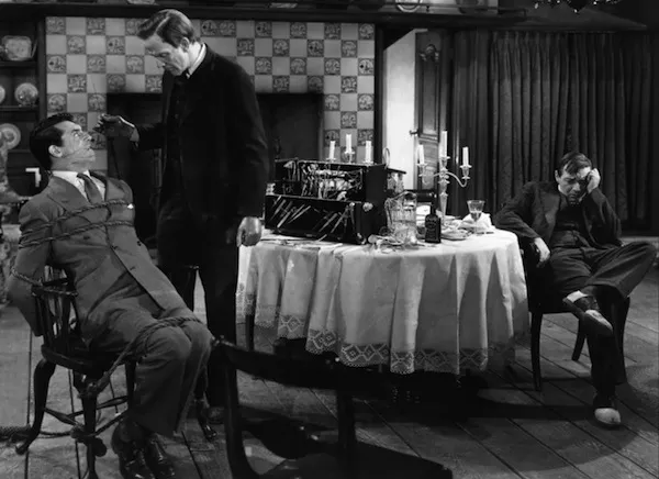 Cary Grant, Raymond Massey and Peter Lorre in Arsenic and Old Lace (Photo: Warner Bros.)