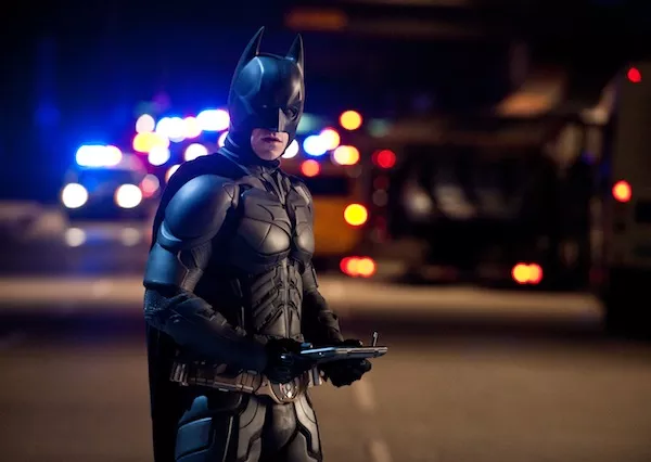 'CAUSE I CAN'T BE YOUR SUPERMAN: Batman (Christian Bale) is torn about saving the city that shunned him in The Dark Knight Rises. (Photo: Warner Bros.)
