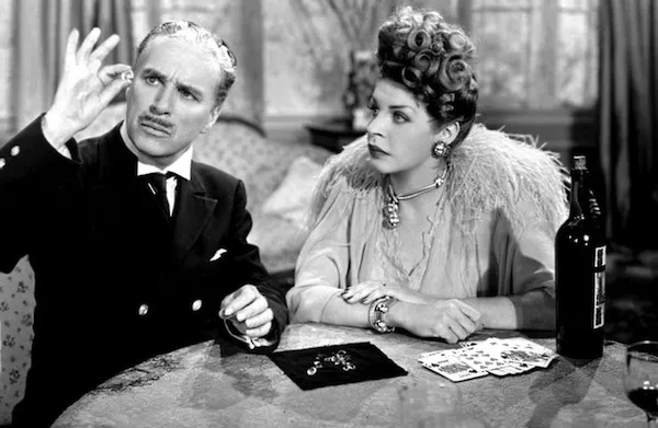 Charlie Chaplin and Martha Raye in Monsieur Verdoux (Photo: Criterion)