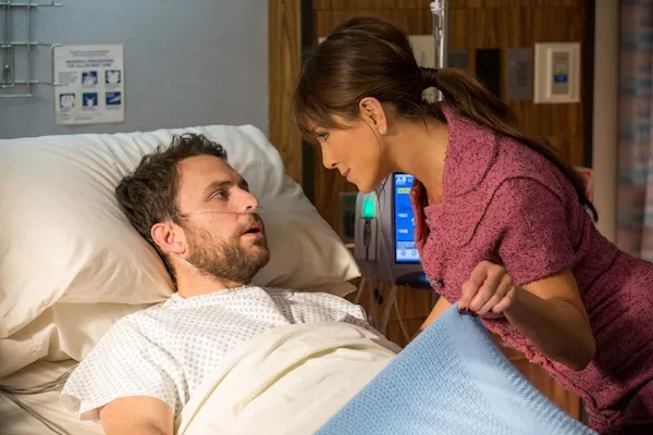 Charlie Day and Jennifer Aniston in Horrible Bosses 2 (Photo: Warner Bros.)