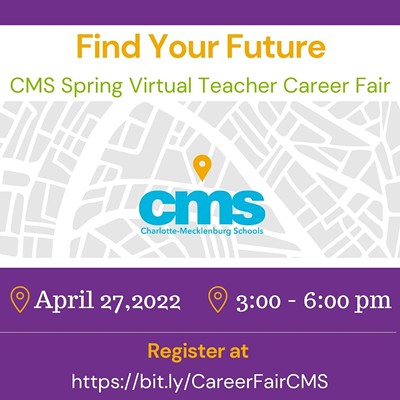 Charlotte-Mecklenburg Schools Spring 2022 Teacher Job Fair