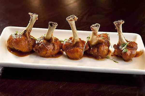 Chicken Lollipops are one of the choices for an appetizer at Terrace Cafe.