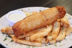 ASHLEY GOODWIN - CHIPS AHOY: The fish and chips at Sir Edmond Halley's