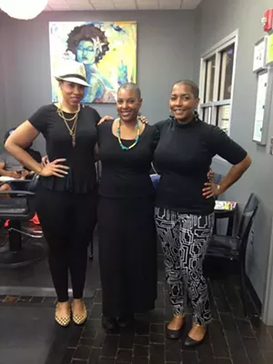 Co-owners Jessica Stanton, Tinesha Matthews, Kelley Carboni-Woods - COURTESY OF REVOLUTION EGO