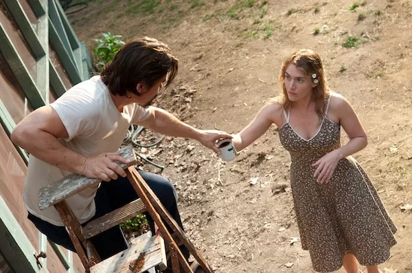 COFFEE, FLEE OR ME?: A lonely mom (Kate Winslet) helps out a convict (Josh Brolin) on the run in Labor Day. (Photo: Paramount)