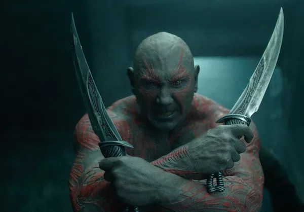 Dave Bautista in Guardians of the Galaxy (Photo: Disney &amp; Marvel)