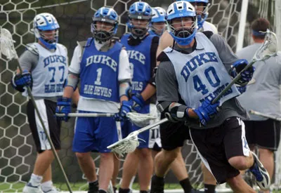 Duke's lacrosse team during better days - SHAWN ROCCO/NEWS &amp; OBSERVER