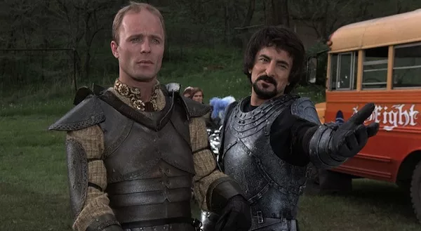 Ed Harris and Tom Savini in Knightriders (Photo: Shout! Factory)