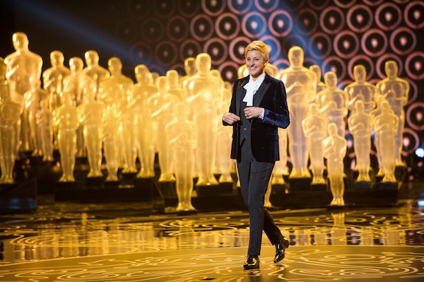 Ellen DeGeneres at the Oscars