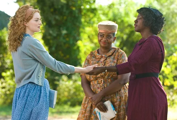 Emma Stone, Octavia Spencer and Viola Davis in The Help