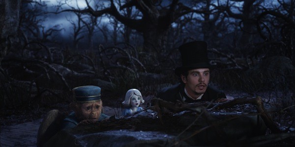 Finley (voiced by Zach Braff), China Girl (voiced by Joey King) and Oz (James Franco) (photo: Disney)