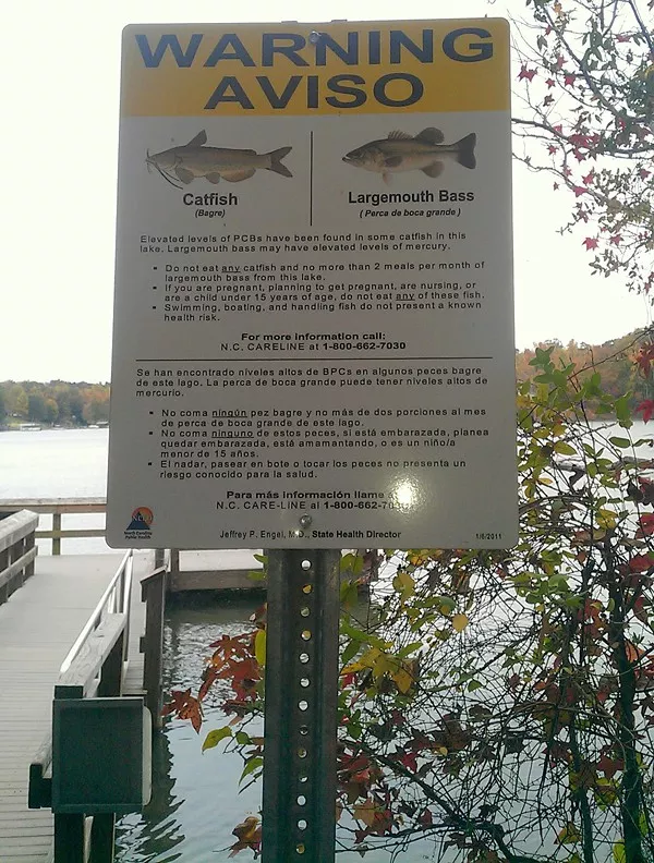 Fish Advisory on Mountain Island Lake