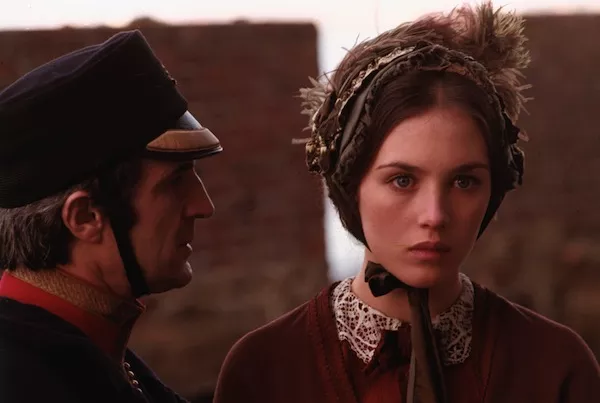 François Truffaut and Isabelle Adjani in The Story of Adèle H. (Photo: Twilight Time)