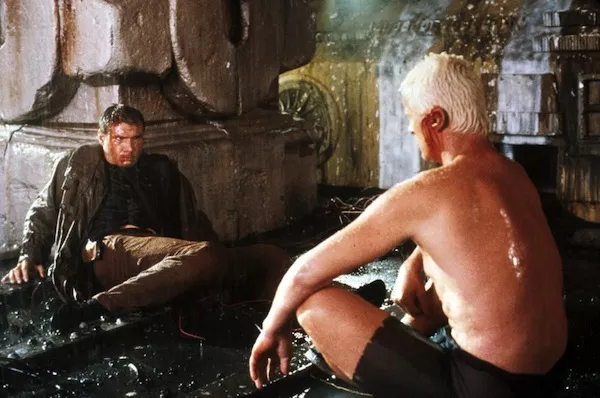 Harrison Ford and Rutger Hauer in Blade Runner (Photo: Warner Bros.)