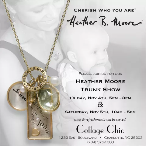 Heather B Moore Jewelry Trunk Show At Cottage Chic Klepto Blog