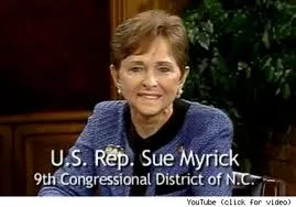 Hi, Im Sue Myrick and all you sluts are gonna wind up in hell