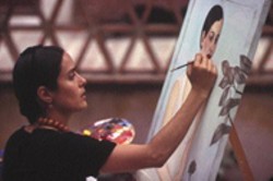 PETER SOREL/MIRAMAX - HIGH ART Frida, starring Salma Hayek, - received a surprising six Oscar nominations
