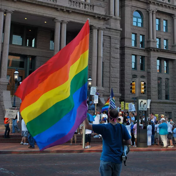 HOLD THE FORT: Raid of the Rainbow Lounge, included in the fifth annual GayCharlotte Film Festival, looks at a historic 2009 showdown in Fort Worth, Texas. - CAMINA ENTERTAINMENT