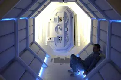 I AM SAM: Sam Bell (Sam Rockwell) contemplates his very existence in Moon. (Photo: Sony Pictures Classics)