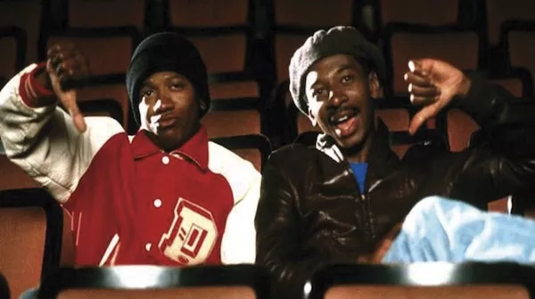 Jimmy Woodard and Robert Townsend in Hollywood Shuffle (Photo: Olive Films)