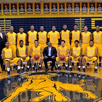 Johnson C. Smith University's men's basketball team representin'