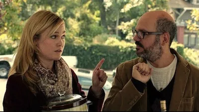 Julie Stiles and David Cross in It's a Disaster (Photo: Oscilloscope)