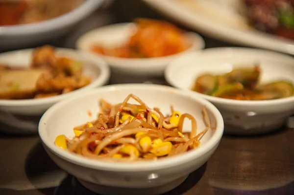 Kongnamul (spicy bean sprouts) - JUSTIN DRISCOLL