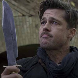FRANCOIS DUHAMEL / THE WEINSTEIN COMPANY - LOOKING SHARP: Brad Pitt in Inglourious Basterds