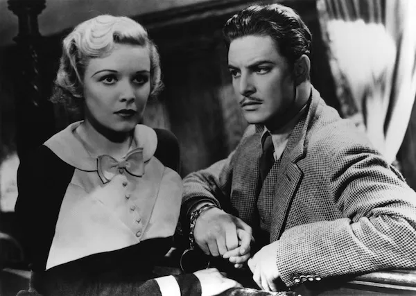 Madeleine Carroll and Robert Donat in The 39 Steps (Photo: Courtesy of the Criterion Collection)