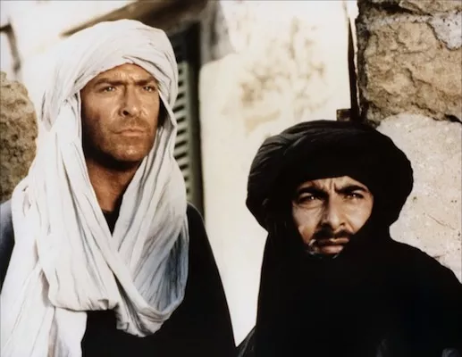 Michael Caine and Kabir Bedi in Ashanti (Photo: Severin)