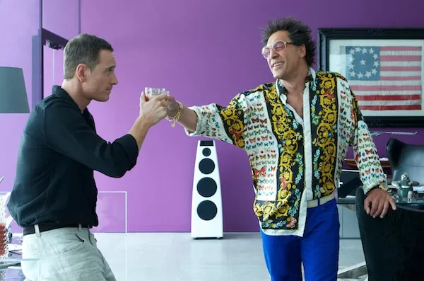 Michael Fassbender and Javier Bardem in The Counselor (Photo: Kerry Brown / Fox)