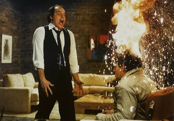 Michael Ironside and Stephen Lack in Scanners (Photo: Criterion Collection)