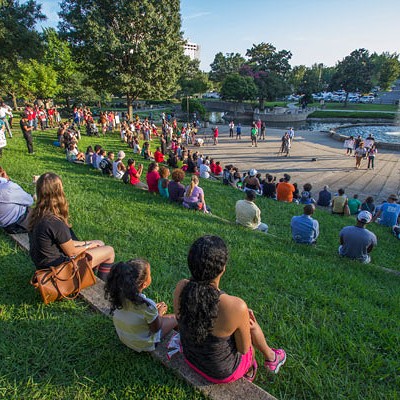#NMOS14 rally in Marshall Park, 8/14/14
