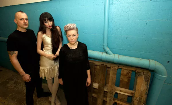 Nostalghia backstage at the Fillmore on May 15.