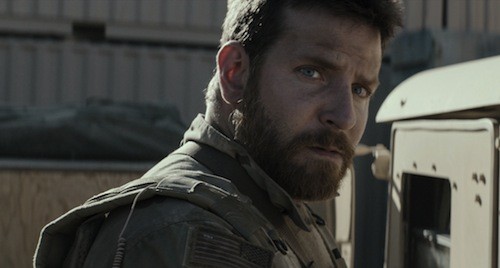 Of Interest: Bradley Cooper earned his third consecutive acting nod for American Sniper (Photo: Warner Bros.)