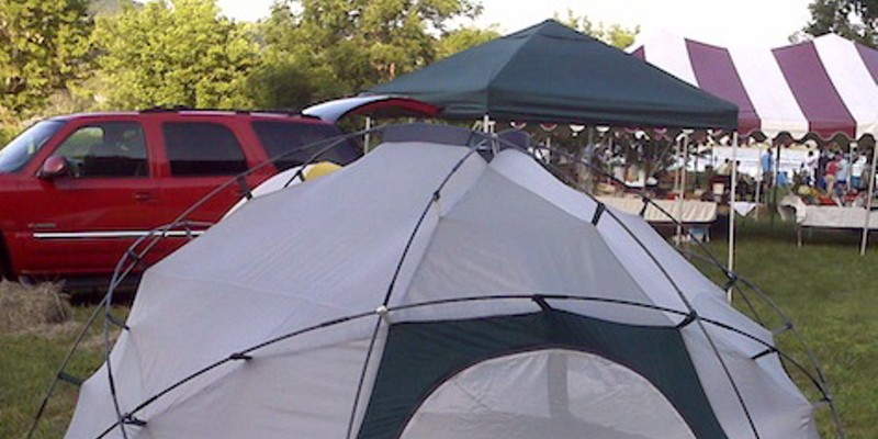 pitch tent
