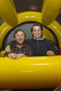 ANGUS LAMOND - PLAY BOYS: Recess Fest co-founders Casey Malone (left) and Zach Reader