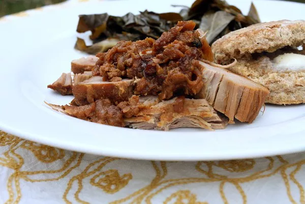 Pork Tenderloin with Chunky Pear Sauce