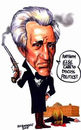 Pres. Andrew Jackson: no patience for nullifiers