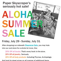 Paper Skyscraper hosts Aloha Summer Sale