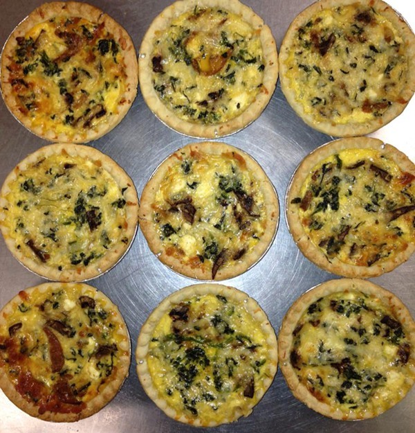 Quiche courtesy of Beverlys Gourmet Foods