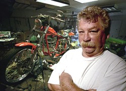 RADOK - Randy Drake just wants the city to pay for damages to his classic Harley bike
