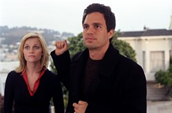 DREAMWORKS - RUFFALO SOLDIERS ON Opportunity keeps knocking for the dedicated Mark Ruffalo, seen here with Reese Witherspoon in Just Like Heaven