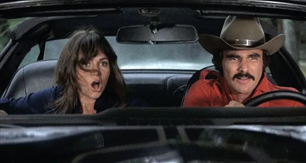 Sally Field and Burt Reynolds in Smokey and the Bandit (Photo: Universal)