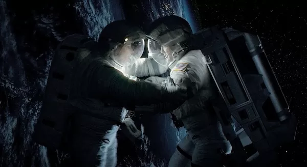 Sandra Bullock and George Clooney in Gravity (Photo: Warner Bros.)